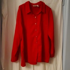 Chico's faux suede big shirt